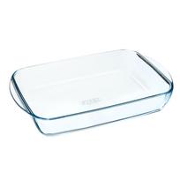 Stiklinis indas Pyrex, skaidri sp., 34 cm x 23 cm