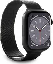 Laikrodžio dirželis SBS Mobile Puro Milanese, 32 mm, juoda sp.