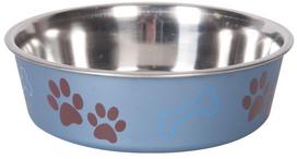 Dubenėlis gyvūnui Ascar Paw Motif, 0.8 l, 17 cm x 17 cm, mėlyna sp.