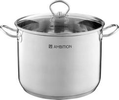Puodas Ambition Acero, 22 cm, 6.8 l, sidabro sp.