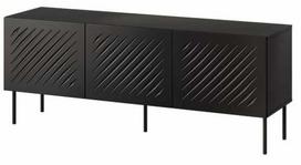 Televizoriaus spintelė Siena, juoda sp., 40 cm x 150.5 cm x 60 cm