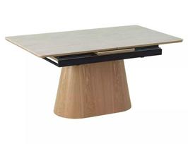 Valgomojo stalas išskleidžiamas Monaco, rusva sp., 160 - 200 cm x 90 cm x 75 cm