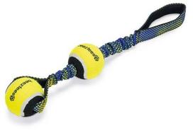 Žaislas šuniui, virvinis Beeztees Fetch Tennis Ball Cord Miko 625067, 6.3 cm, Ø 6.3 cm, mėlyna sp./geltona sp.
