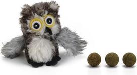 Žaislas katėms su katžole Beeztees Owl 440562, pilka sp., 9.5 cm