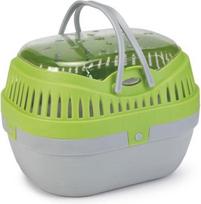Transportavimo narvas graužikams Beeztees Travica, 27 cm x 20 cm x 24 cm, žalia sp./pilka sp.