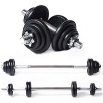 Svorių ir grifų rinkinys Tunturi Barbell/Dumbbell, 20 kg