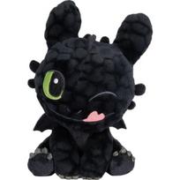 Pliušinis žaislas Schmidt How to Train Your Dragon Toothless, juoda sp., 18 cm