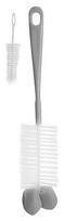 Butelių plovimo šepetys BabyOno Brush Set, 0 mėn., pilka sp.