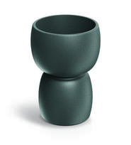 Gėlių vazonas Prosperplast DUALA ROUND TDR30-107GR, plastikinis, Ø 30 cm, pilka sp.