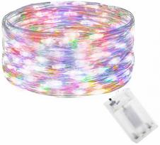 Lempučių girlianda CL0017, 4.9 m, įvairių spalvų, 50 LED, Įvairių spalvų
