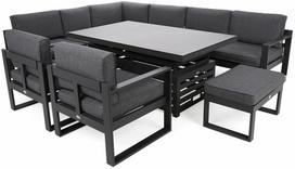 Lauko baldų komplektas Neapol Comfort, pilka sp., 8-10 vietų