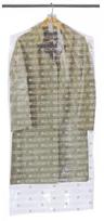 Drabužių maišas Ordinett, 140 cm x 65 cm, skaidri sp., 3 vnt.