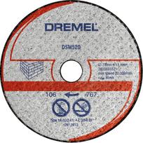 Pjovimo diskas kampiniam šlifuokliui Dremel, 77 mm x 2 mm x 11.1 mm