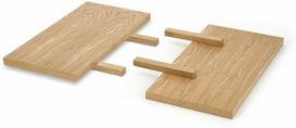 Stalo plėtinys Massive 3, 45 cm x 90 cm, natūralaus ąžuolo sp., 2 vnt.