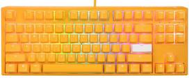 Belaidė žaidimų klaviatūra Ducky One 3 Yellow One 3 Yellow TKL Cherry MX Black, Anglų (US), balta sp./geltona sp.
