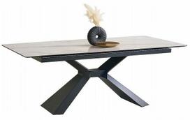 Valgomojo stalas išskleidžiamas Luciano, juoda sp., 180 - 230 cm x 90 cm x 76 cm