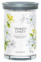 Žvakė, aromatinė Yankee Candle Midnight Jasmine, 60 - 100 h, 567 g, balta sp.