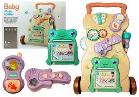 Vaikiškas stumdukas - vaikštynė Baby Music, įvairių spalvų