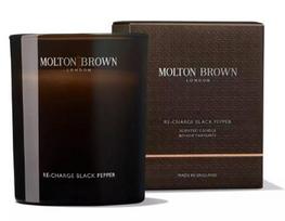 Žvakė, aromatinė Molton Brown Re-Charge Black Pepper, 30 - 40 h, 190 g, Ruda sp.