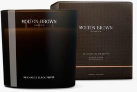 Žvakė, aromatinė Molton Brown Re-Charge Black Pepper 3 Wick, 60 - 70 h, 600 g, Ruda sp.