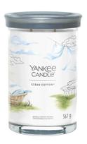 Žvakė, aromatinė Yankee Candle Signature Clean Cotton, 60 - 100 h, 567 g, balta sp.