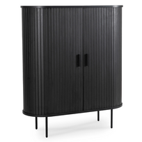 Komoda Trish, juoda sp., 118 cm x 100 cm x 40 cm