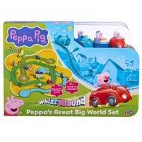 Automobilių trasa Peppa Pig Whizz Around, įvairių spalvų