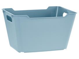 Daiktadėžė Keeeper Lotta THK-098140, 12 l, mėlyna sp., 35.5 x 23.5 x 20 cm