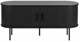 Televizoriaus spintelė Trish, juoda sp., 120 cm x 40 cm x 54 cm