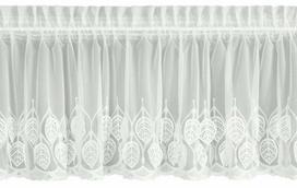 Dieninė užuolaida Nira, kreminė sp., 150 cm x 40 cm