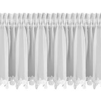 Dieninė užuolaida Lili, balta sp., 150 cm x 30 cm