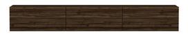 TV staliukas Kalune Design Terra, riešuto sp., 31.4 cm x 180 cm x 26 cm