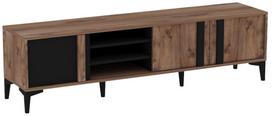 TV staliukas Kalune Design Mengu, antracito sp./pušies sp, 180 cm x 40 cm x 50 cm