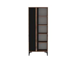 Pastatoma lentyna Kalune Design Iraz, antracito sp./ąžuolo sp., 175 cm x 70 cm x 30 cm