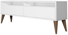 TV staliukas Kalune Design Best 2, balta sp., 150 cm x 50 cm x 30 cm