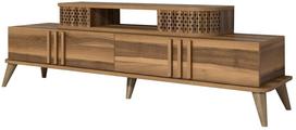 TV staliukas Kalune Design Eylul, riešuto sp., 168 cm x 51 cm x 39 cm