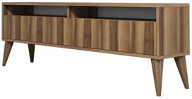 TV staliukas Kalune Design Best 2, riešuto sp., 150 cm x 50 cm x 30 cm
