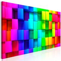 Reprodukcija Artgeist Colourful Cubes N7967-DKPWD, 120 cm x 40 cm
