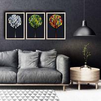 Foto paveikslas Wallity 3PKCT-010, 38 cm x 53 cm