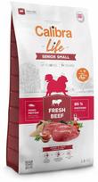 Sausas šunų maistas Calibra Life Senior Small Fresh Beef, jautiena/ryžiai, 1.5 kg