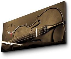 Laikrodis - paveikslas Wallity Canvas 3070CS-35, smėlio sp., 70 cm x 30 cm
