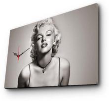 Laikrodis - paveikslas Wallity Canvas 5070CS-18, pilka sp./smėlio sp., 70 cm x 45 cm