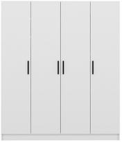 Prieškambario spinta Kalune Design Noah 8200, balta sp., 35 cm x 180 cm x 210 cm