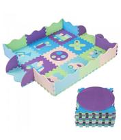 Kilimėlis kūdikiams - dėlionė Puzzle Mat PM0003, 30 cm x 30 cm, 77 vnt, įvairių spalvų