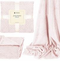 Pledas Springos Lovely Blanket HA7094, šviesiai rožinė sp., 150 cm x 200 cm