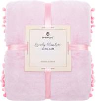 Pledas Springos Lovely Blankets Extra Soft, rožinė sp., 200 cm x 220 cm