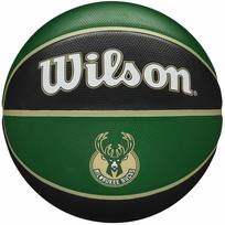 Krepšinio kamuolys Wilson NBA Team Tribute Milwaukee Bucks, 7 dydis, juoda sp./žalia sp.