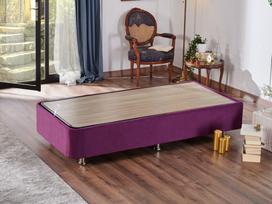 Lovos rėmas viengulė Kalune Design, 80 x 200 cm, violetinė sp., be čiužinio