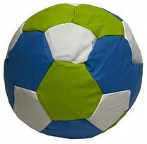 Sėdmaišis Ball XXL, balta sp./mėlyna sp./šviesiai žalia sp.