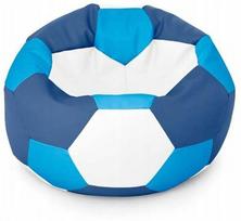 Sėdmaišis Ball XXL, mėlyna sp./balta sp.